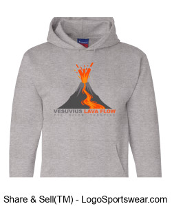 Champion Adult Powerblend Hooded Sweatshirt Design Zoom