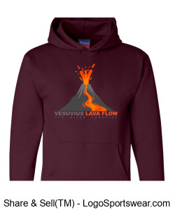 Champion Adult Powerblend Hooded Sweatshirt Design Zoom