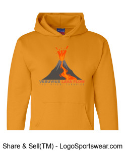 Champion Adult Powerblend Hooded Sweatshirt Design Zoom
