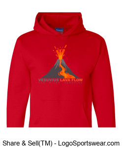 Champion Adult Powerblend Hooded Sweatshirt Design Zoom
